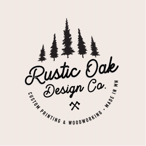 Rustic Oak Design Co. Logo